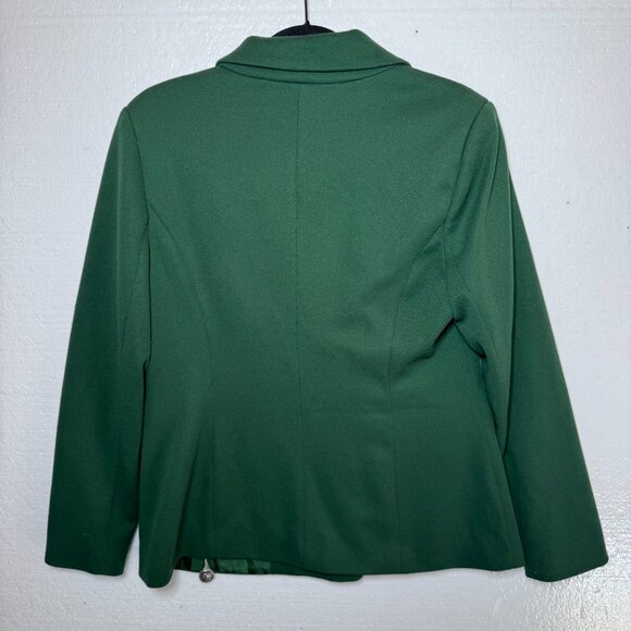 Jules & Leopold Womens Large Green Double Breasted Blazer Holiday Career Jacket - Picture 3 of 13